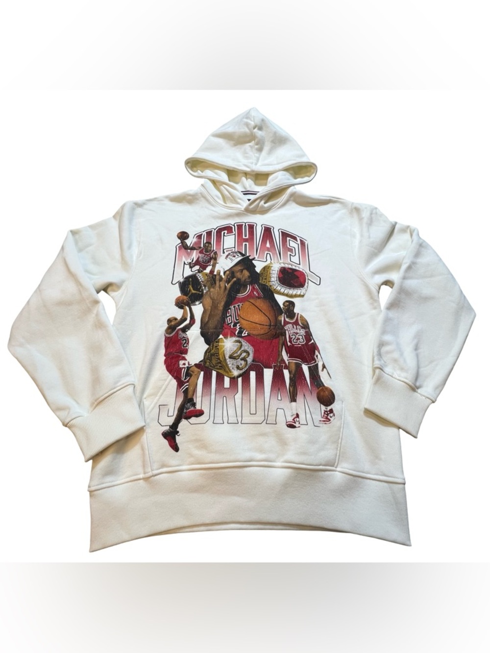 Nike Air Michael Jordan pullover graphic hoodie Cream Men’s Small HJ4396-133